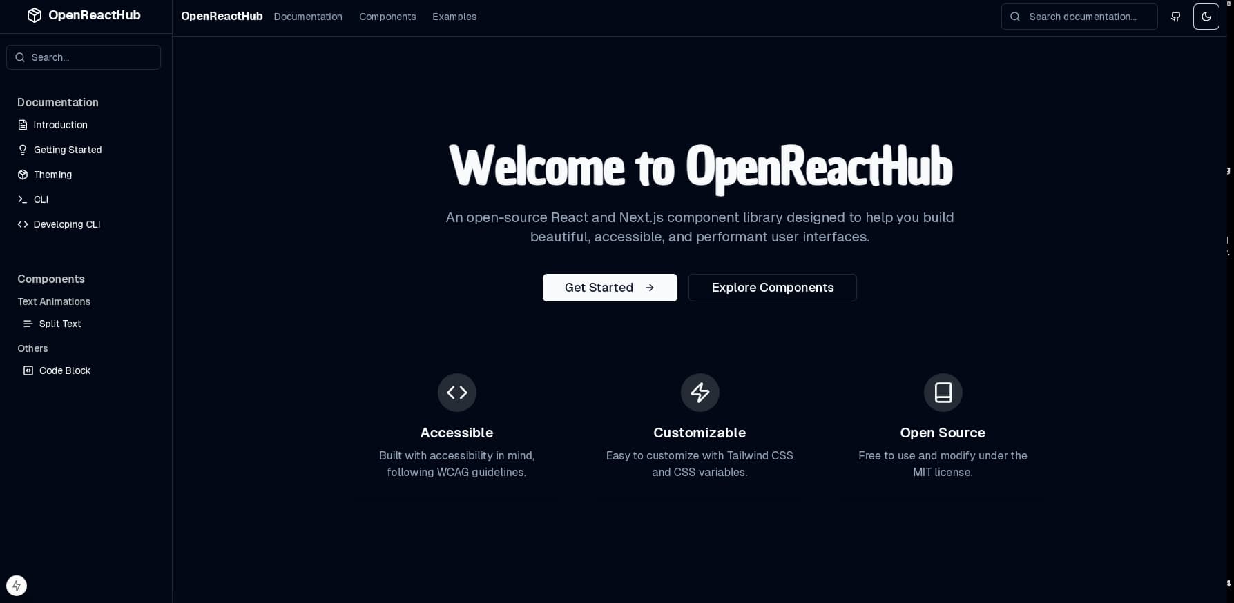 @open-react-hub